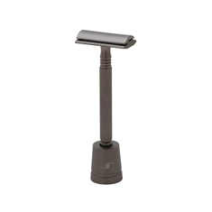 Double Edge Safety SS-01 with Stand Graphite Black